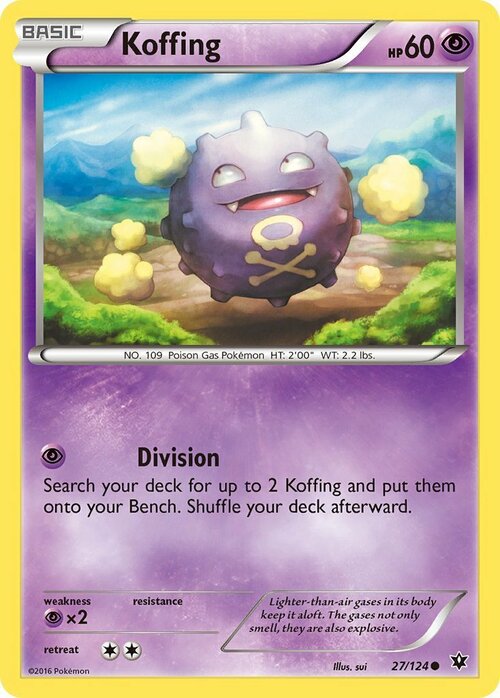 Koffing Card Front