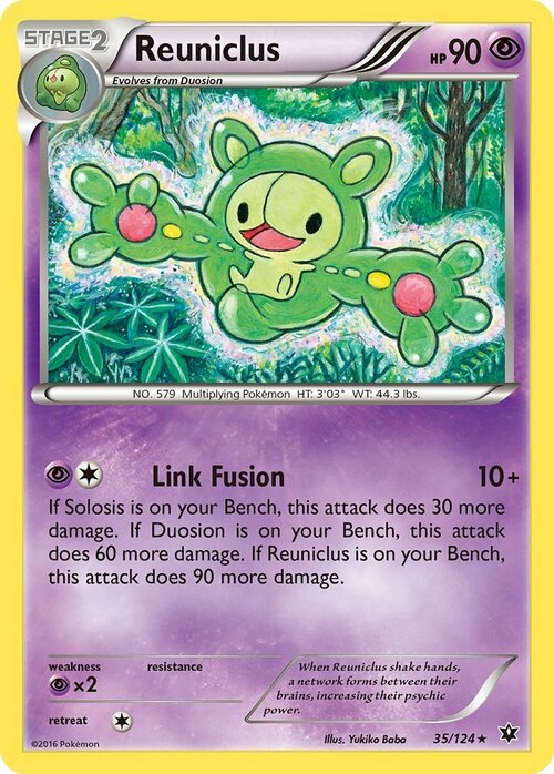 Reuniclus Card Front