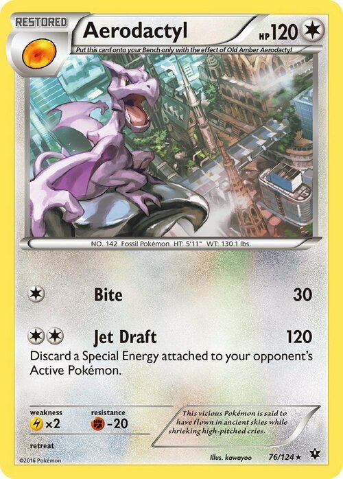 Aerodactyl Card Front