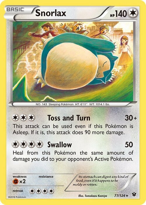 Snorlax Card Front