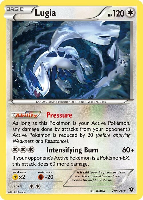 Lugia Card Front