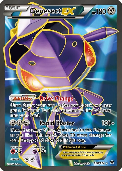 Genesect EX Card Front