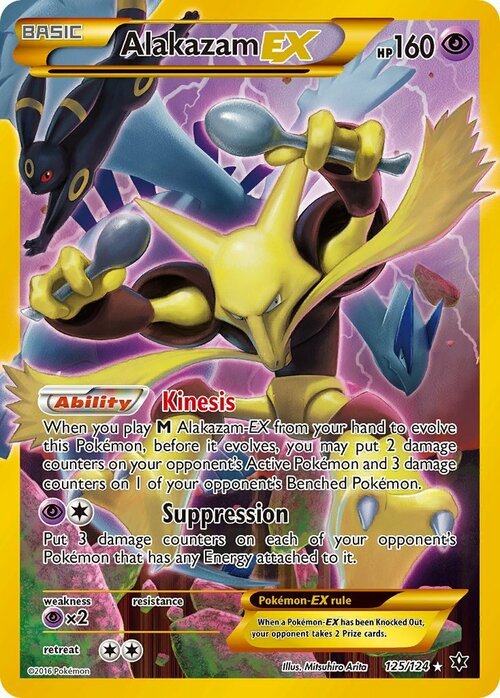 Alakazam EX Card Front