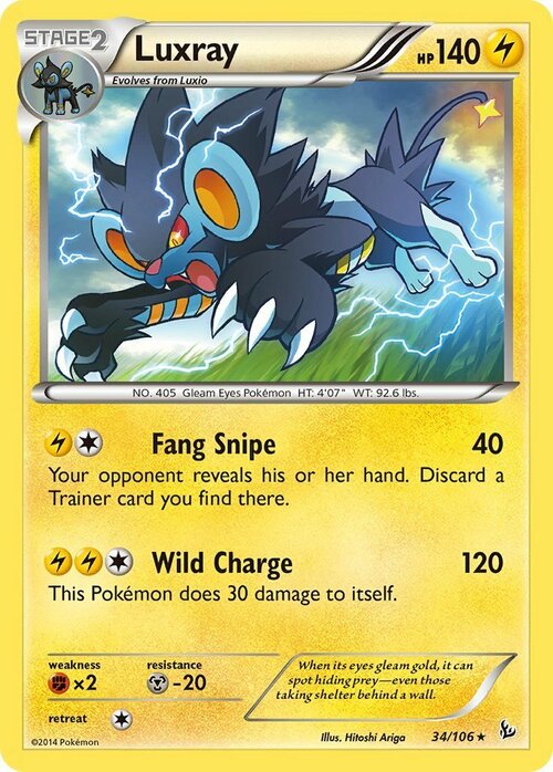 Luxray Card Front