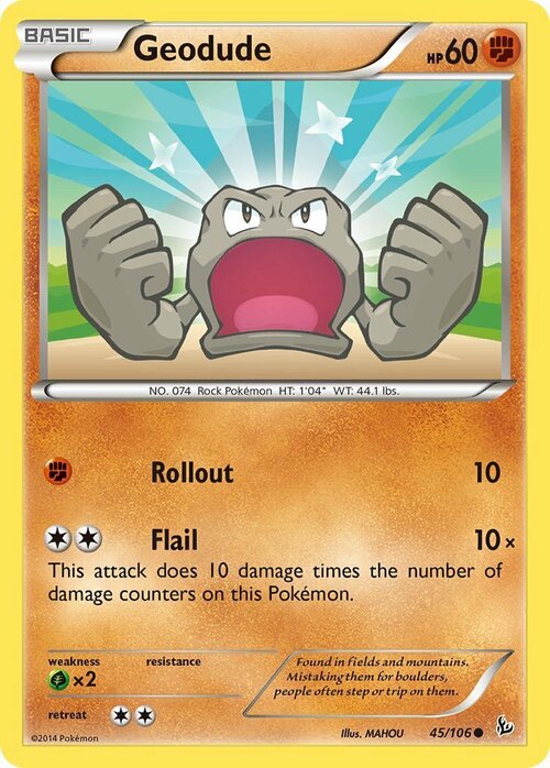 Geodude Card Front