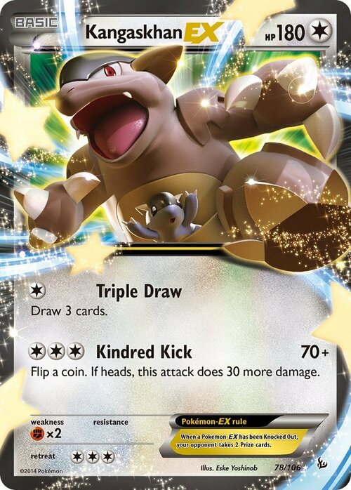 Kangaskhan EX Card Front