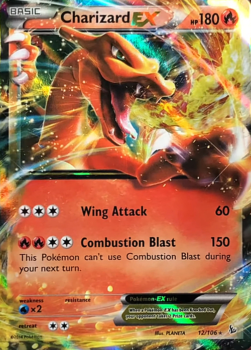 Charizard EX Card Front