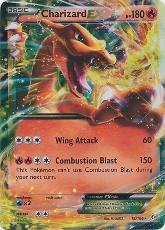 Charizard EX Card Front