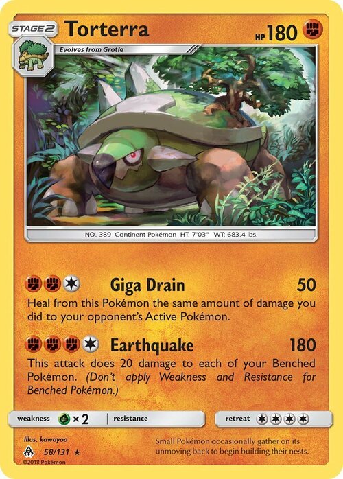 Torterra Card Front