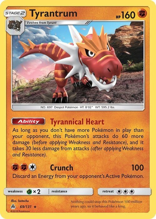 Tyrantrum Card Front