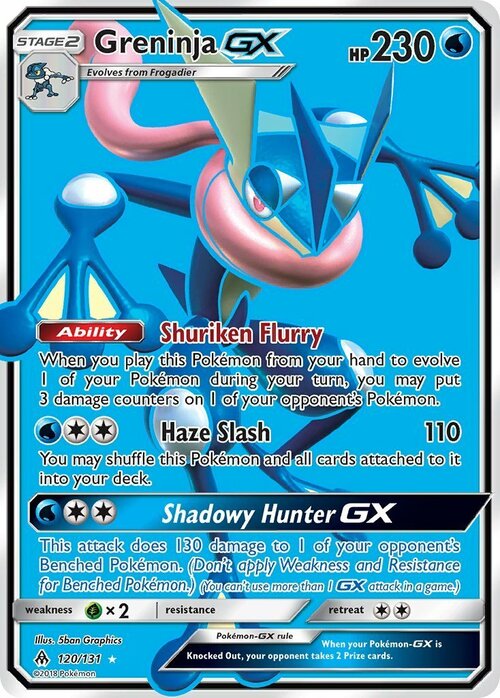 Greninja GX Card Front