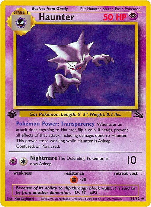 Haunter Card Front