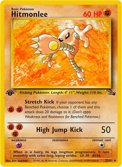 Hitmonlee Card Front