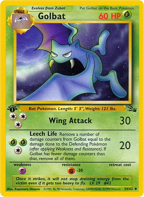 Golbat Card Front