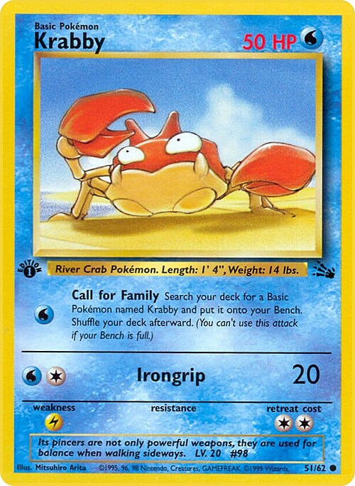 Krabby Card Front