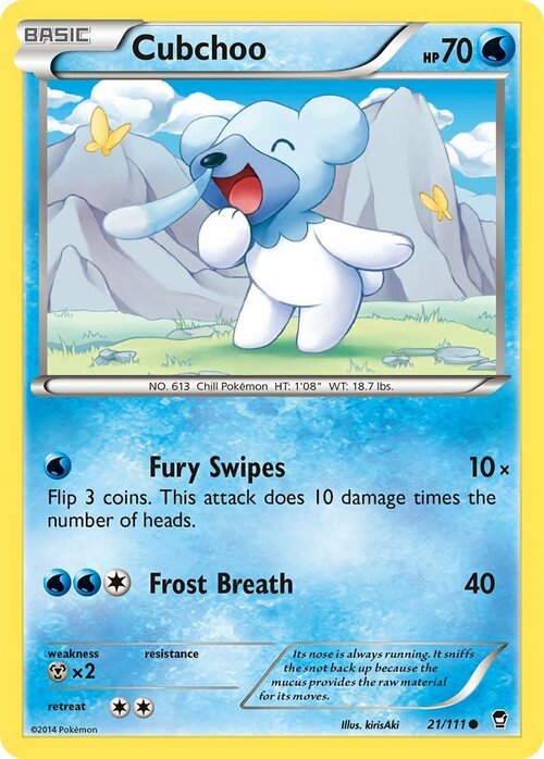 Cubchoo Card Front