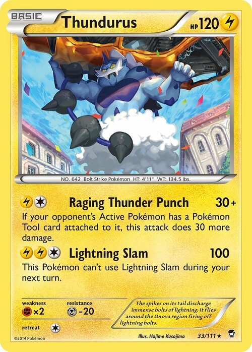 Thundurus Card Front