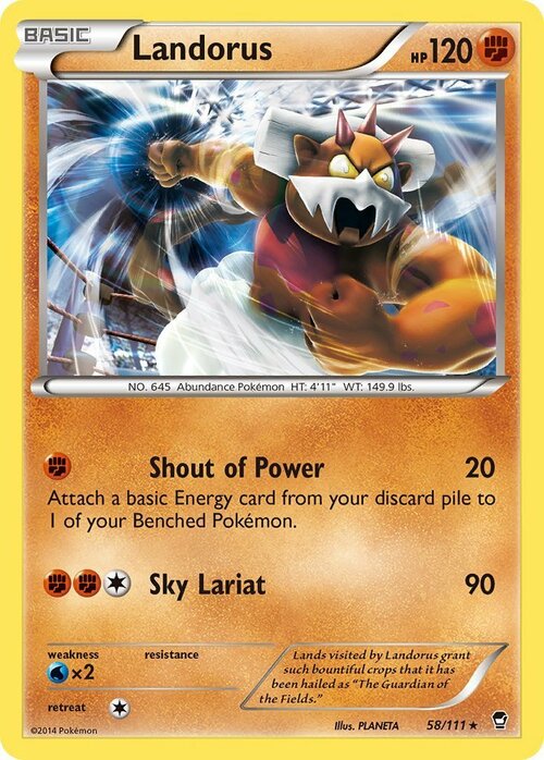 Landorus Card Front