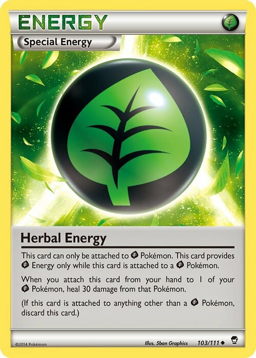 Herbal Energy Card Front