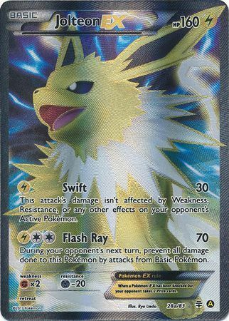 Jolteon EX Card Front