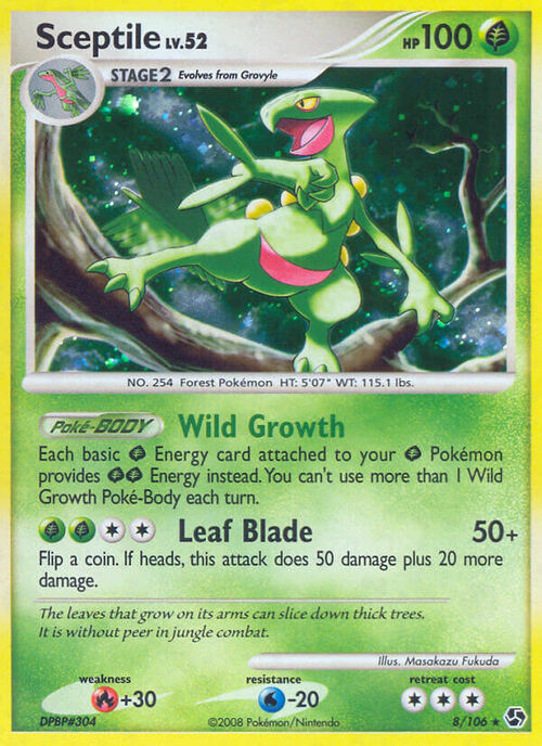 Sceptile Card Front