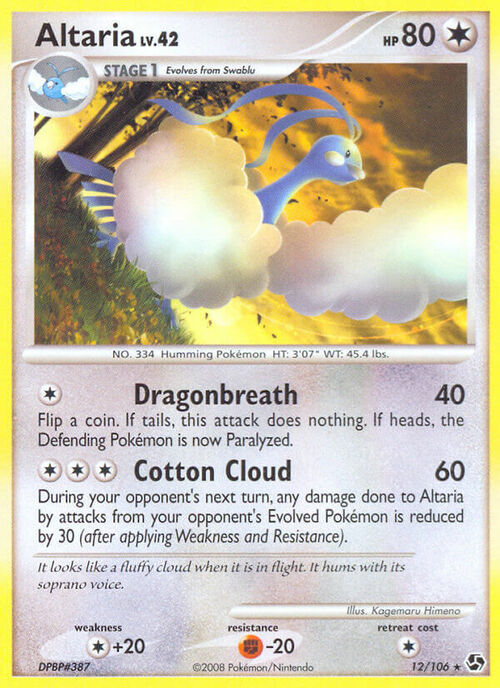 Altaria Card Front