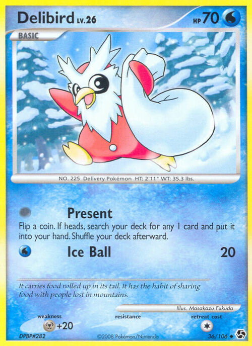 Delibird Card Front