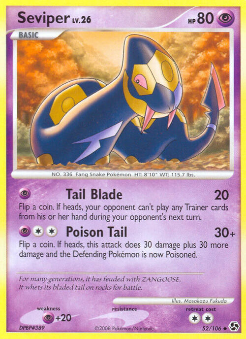 Seviper Card Front