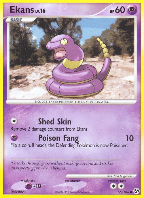 Ekans Card Front