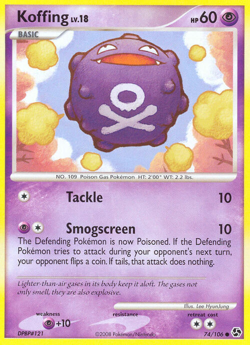 Koffing Card Front