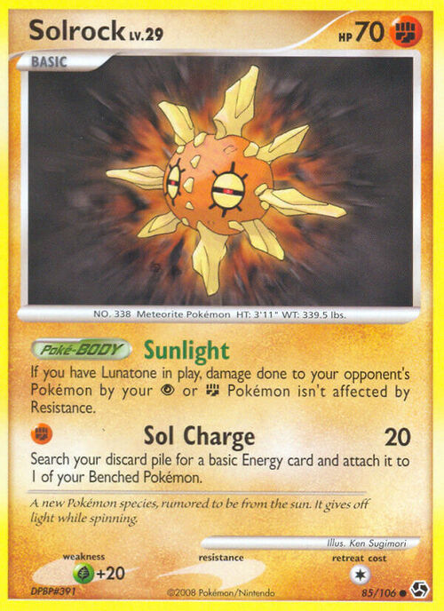 Solrock Card Front