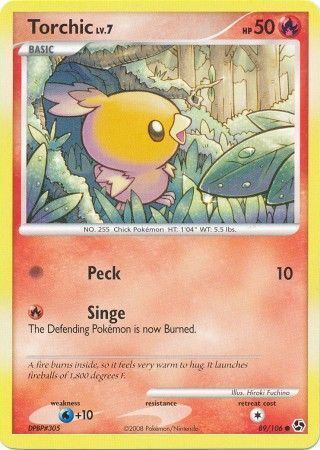 Torchic Card Front