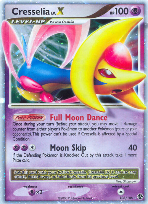 Cresselia LV.X Card Front