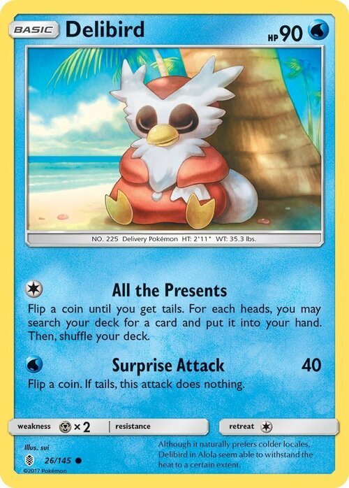 Delibird Card Front