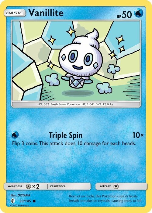 Vanillite Card Front