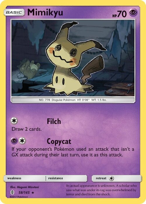 Mimikyu Card Front