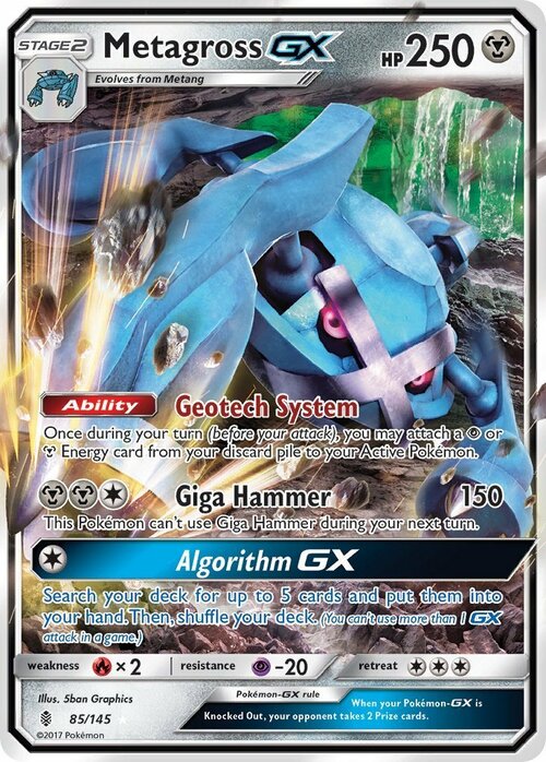 Metagross GX Card Front