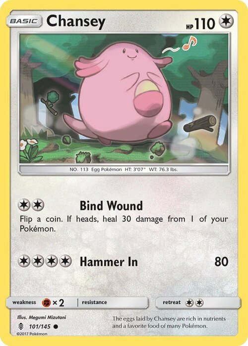 Chansey Card Front