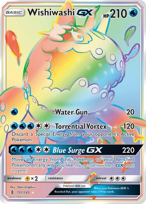 Wishiwashi GX Card Front