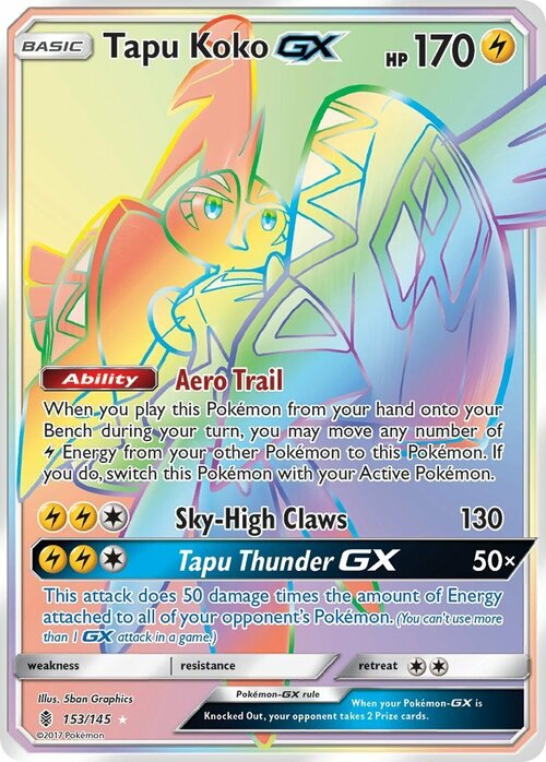 Tapu Koko GX Card Front