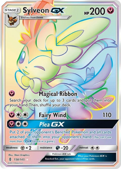 Sylveon GX Card Front