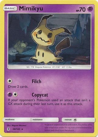 Mimikyu Card Front