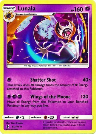 Lunala Card Front