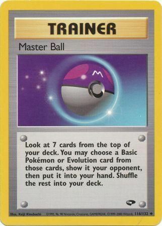 Master Ball Card Front