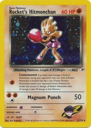 Rocket's Hitmonchan Card Front