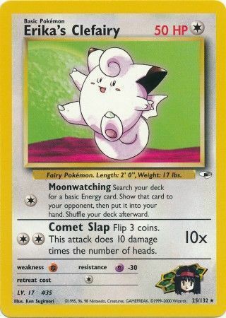 Erika's Clefairy Card Front