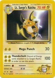 Lt. Surge's Raichu