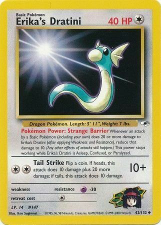 Erika's Dratini Card Front