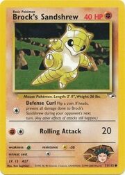 Brock's Sandshrew