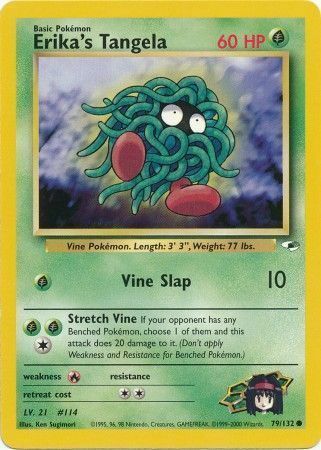 Erika's Tangela Card Front